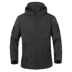 Men Camouflage Waterproof Winter Tactical Hooded Windbreaker Jacket