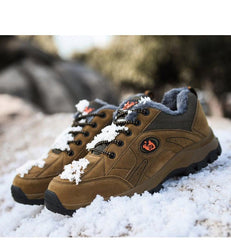 Winter Couple Outdoor Hiking Shoes Warm Non Slip Sneakers