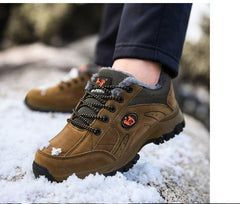 Winter Couple Outdoor Hiking Shoes Warm Non Slip Sneakers