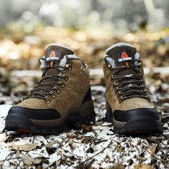 Men's Winter Warm Snow Hiking Boots Non Slip Outdoor Shoes