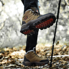 Men's Winter Warm Snow Hiking Boots Non Slip Outdoor Shoes
