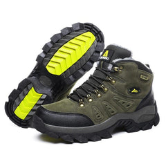 Men's Winter Warm Snow Hiking Boots Non Slip Outdoor Shoes