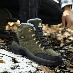 Men's Winter Warm Snow Hiking Boots Non Slip Outdoor Shoes